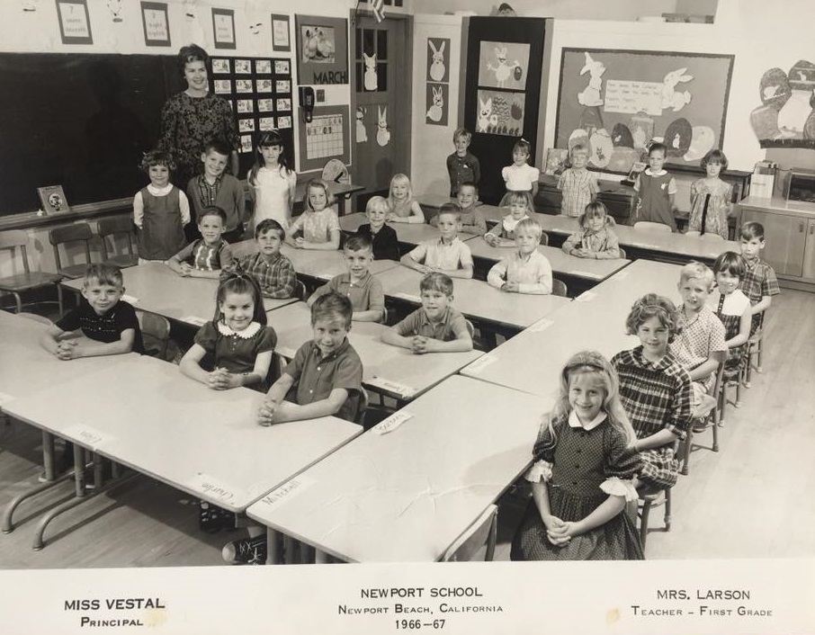 1st Grade Mrs Larson 1967