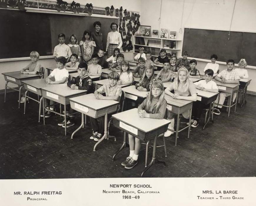 3rd Grade Mrs La Barge 1969