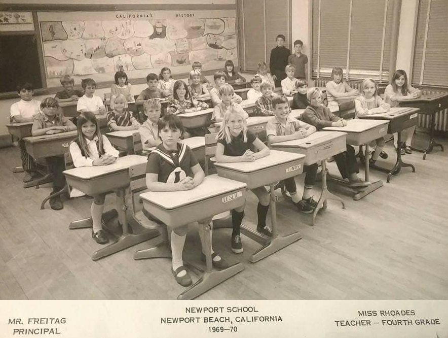 4th Grade Miss Rhoades 1970