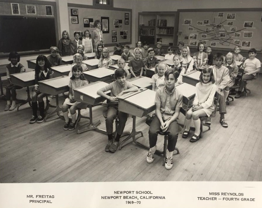 4th Grade Mrs Reynolds 1970