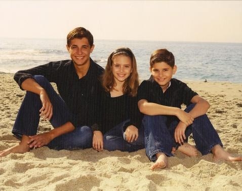 The children of Ron Fields - Danny, Lauren and Steven
