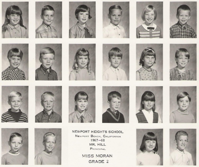 Miss Morans 2nd Grade Class 1967-68