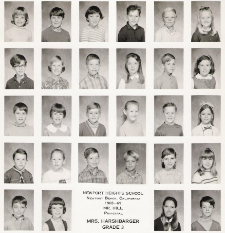 Mrs. Harshbargers 3rd Grade Class 1968-69