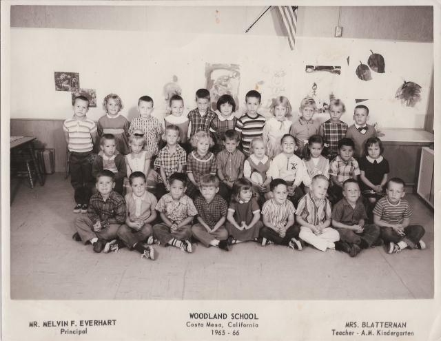 Mrs. Blattermans Kindergarten class
1965-66 (submitted by A. McVay)