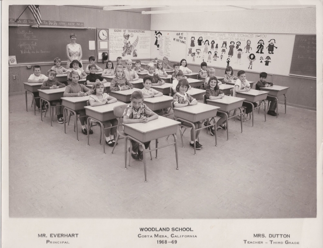 Mrs. Duttons 3rd Grade class 1968-69  (submitted by A. McVay) 