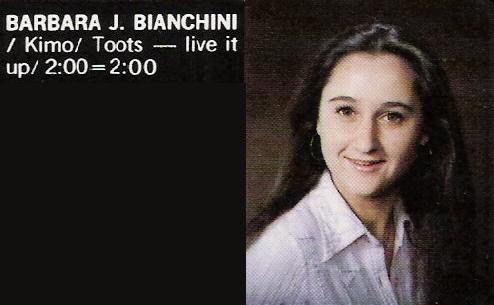 Barbara J. Bianchini 1960-2001 -   Babara was a long-time Newporter.  She will be remembered as a fun and spirited classmate.  