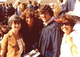 Laura Adamo (Dennis) and her brother Michael Adamo with their proud aunt and mother